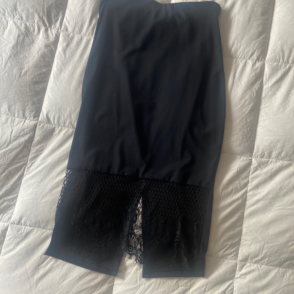 Black Bebe pencil skirt